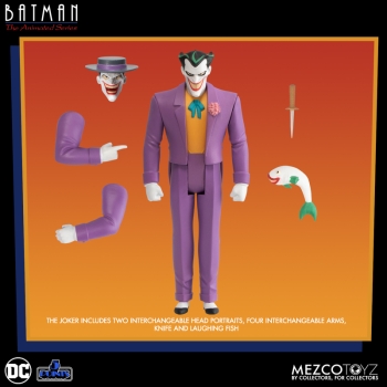 DC Batman The Animated Series 5 Inch Actionfigure "The Joker" von Mezco